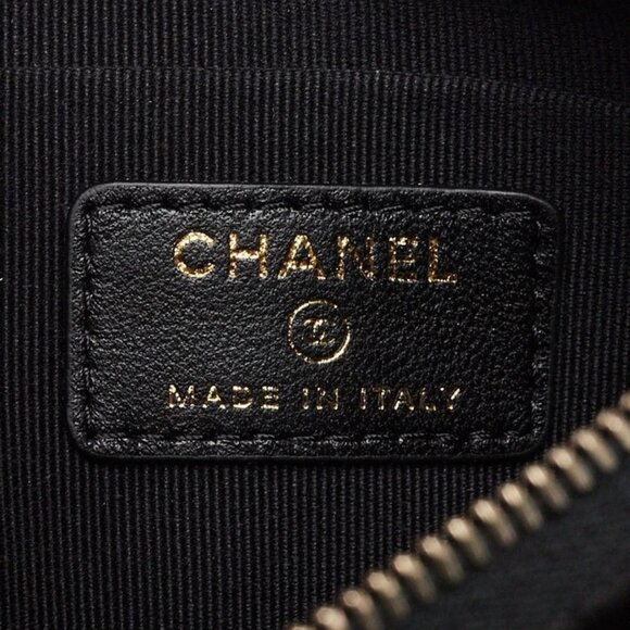 Chanel Black Quilted Velvet Crystal Chain Hobo Bag - Picture 8 of 11